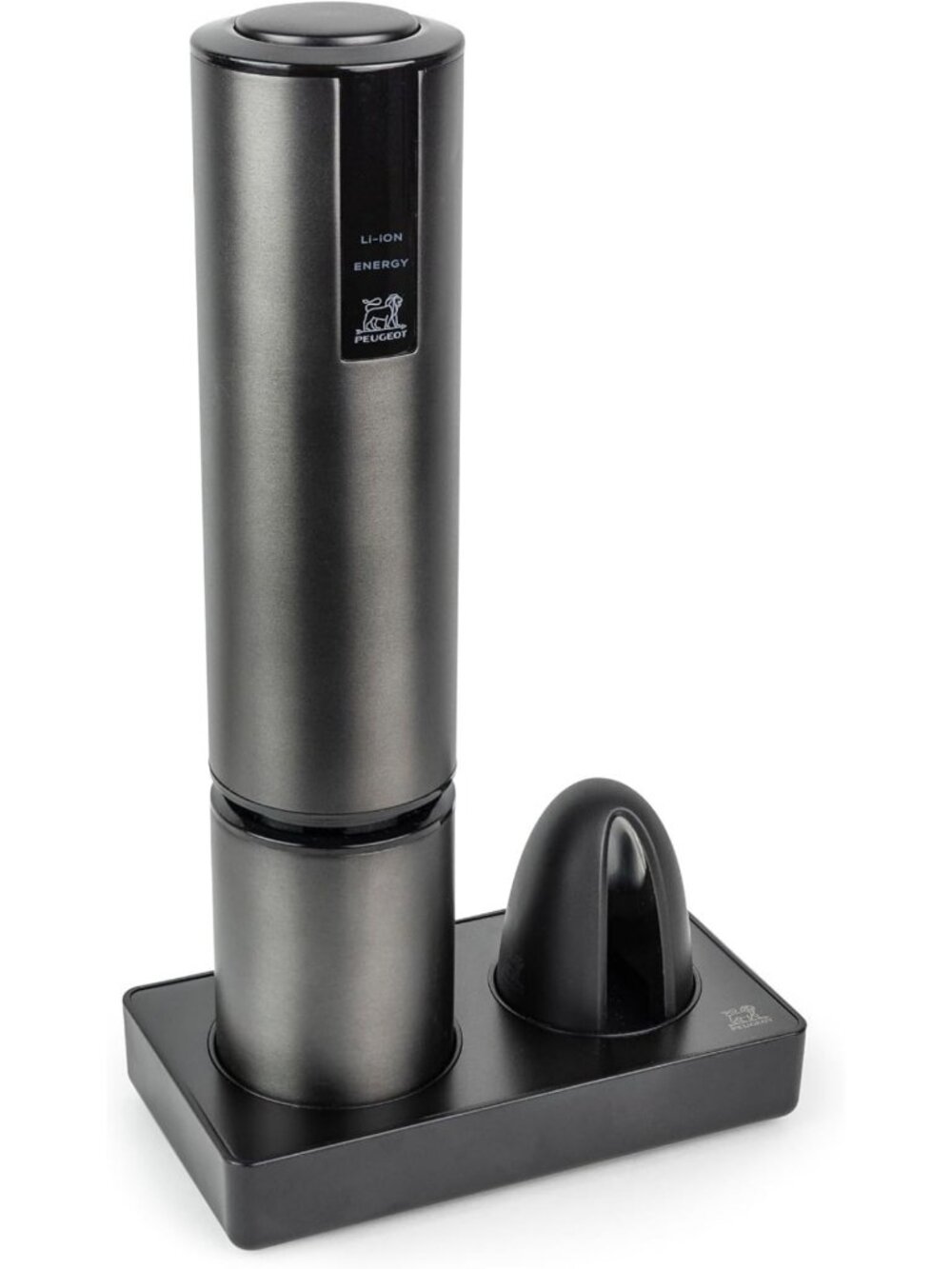 Peugeot Elis Touch Rechargeable Electric Corkscrew, 10 in, Carbon